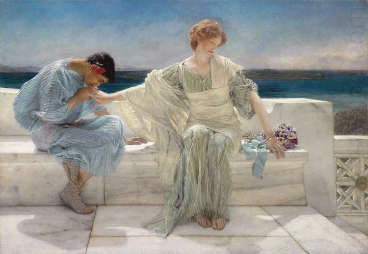 Alma-Tadema, Sir Lawrence Ask Me No More (mk23) china oil painting image